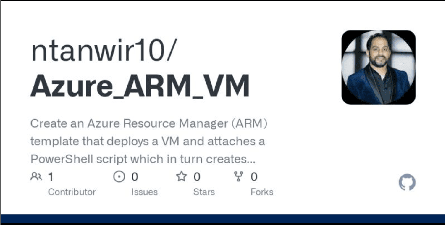Azure ARM Template to deploy VMs
